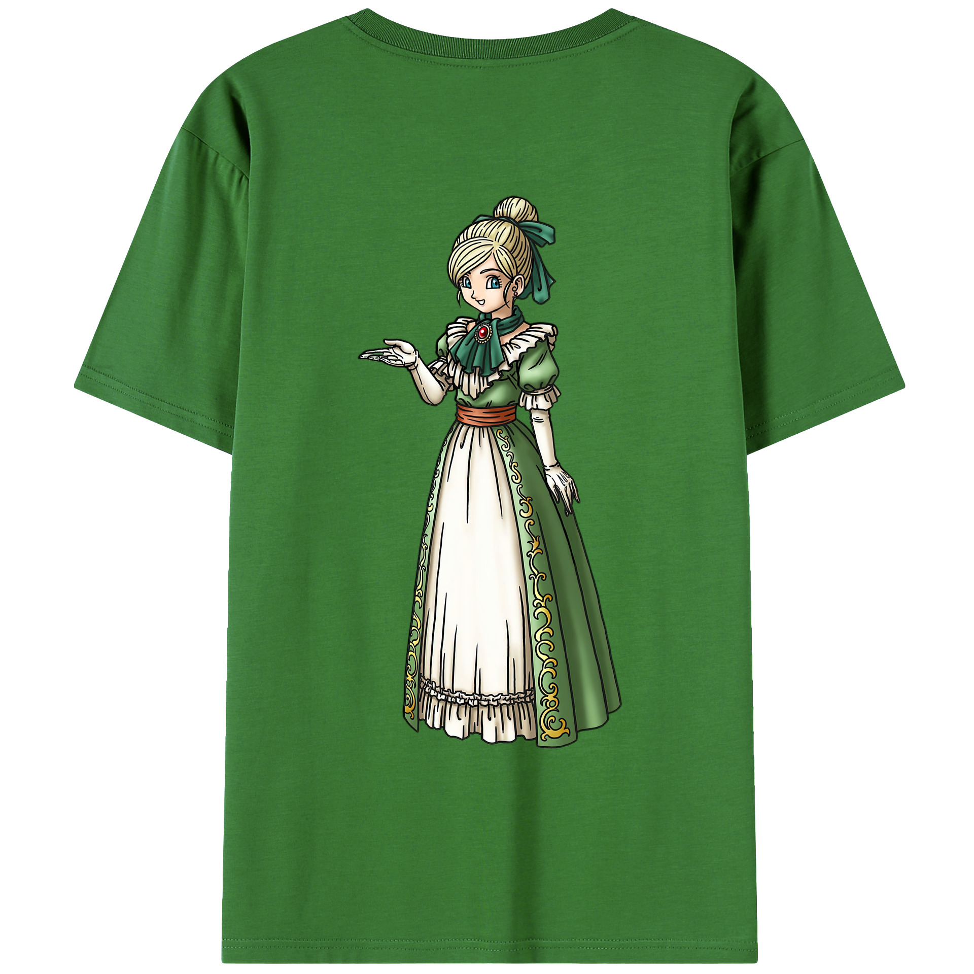 （画像用） ドラゴンクエスト Doragon Kuesuto Dragon Quest レディース半袖Tシャツ(バックプリント)